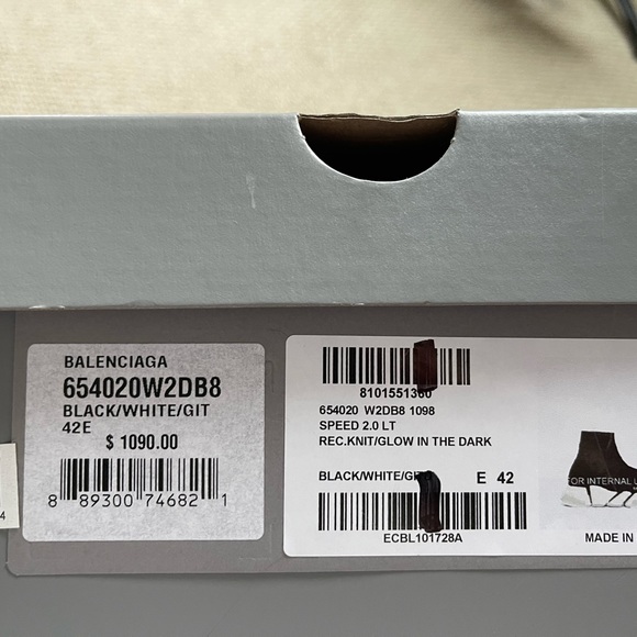 Men’s Balenciaga Speed 2.0 - Picture 11 of 11